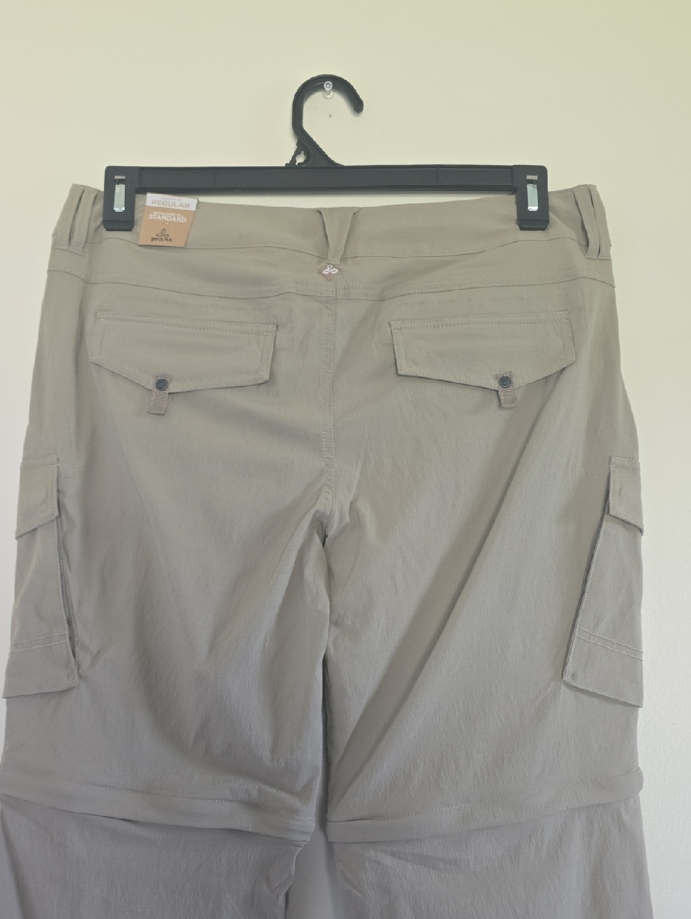 prAna Sage Convertible Pant Women's-Dark Khaki Hiking Pants Sz 10 - Picture 12 of 16
